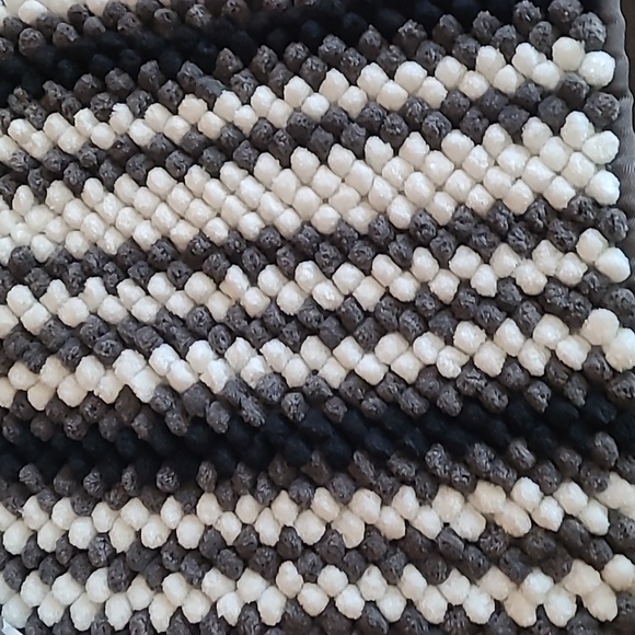 🖤🤍🩶Style Sanctuary Bath Rug Set - Picture 5 of 11